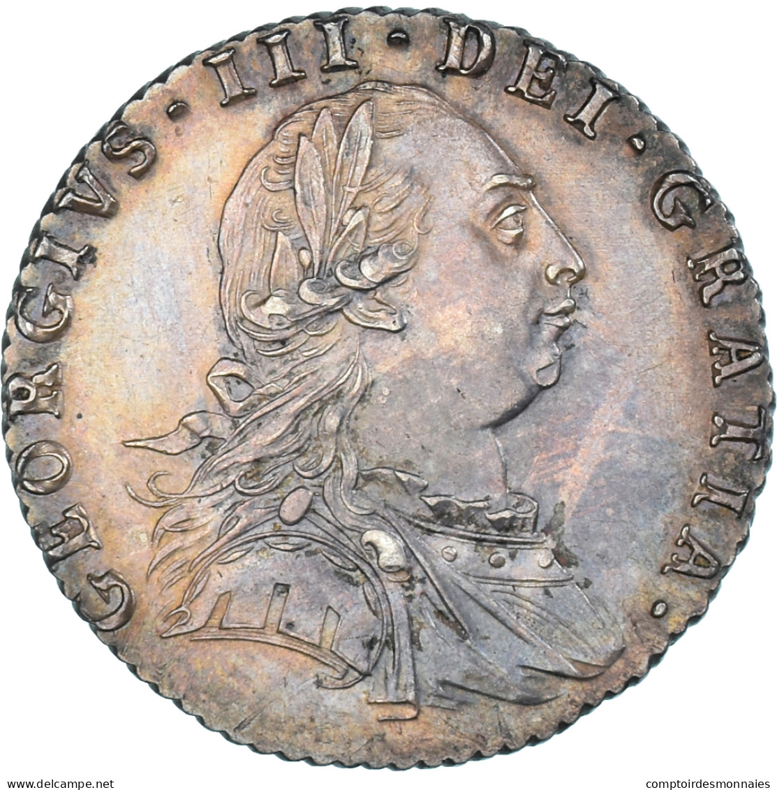 Monnaie, Grande-Bretagne, George III, 6 Pence, 1787, SUP, Argent, Spink:3749 - G. 6 Pence