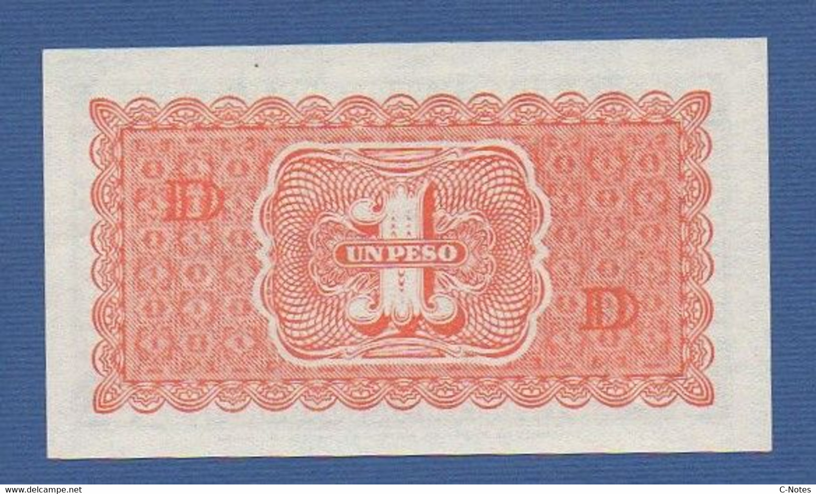 CHILE - P. 90d – 1 Peso 1943 UNC Serie D 67 - Chile