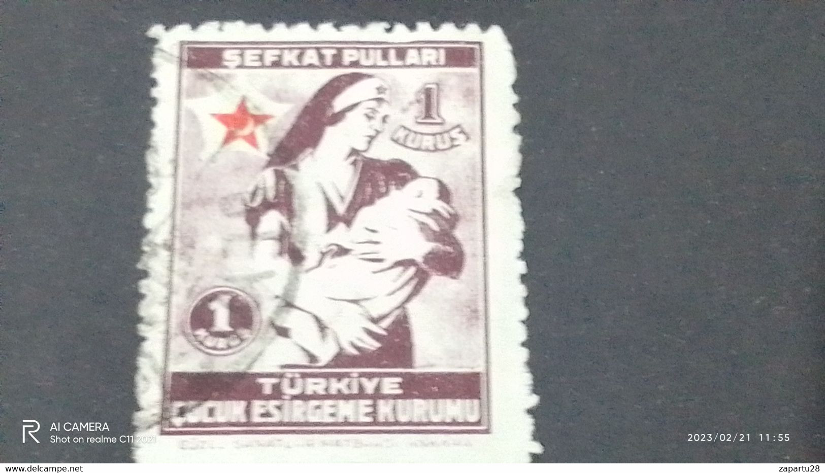 TÜRKEY--YARDIM PULLARI-1930-50- ÇOCUK ESİRGEME PULU  DAMGALI - Timbres De Bienfaisance