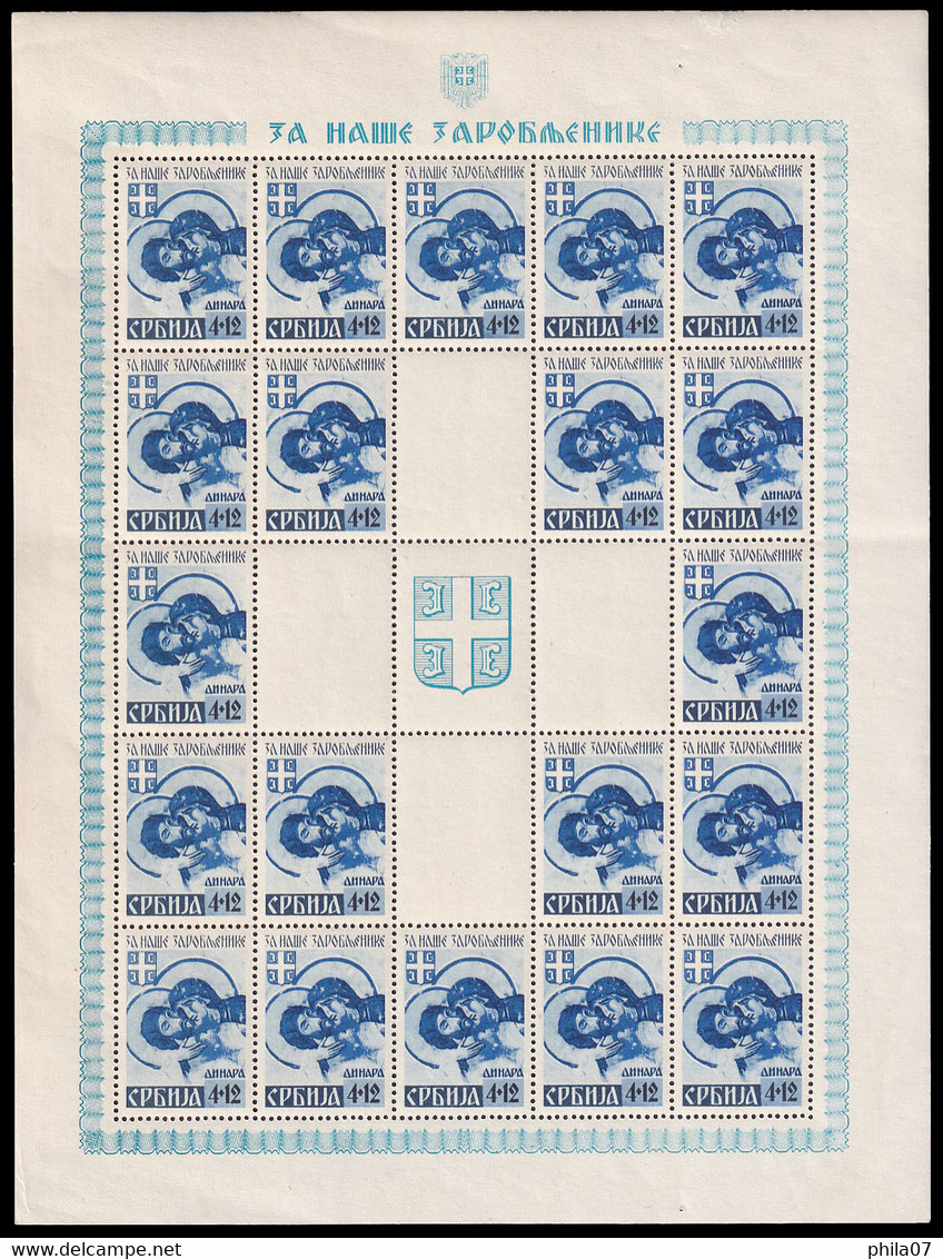 SERBIA - Mi.No. 62/65, Sheets In Good Quality / 9 Scan - Serbie