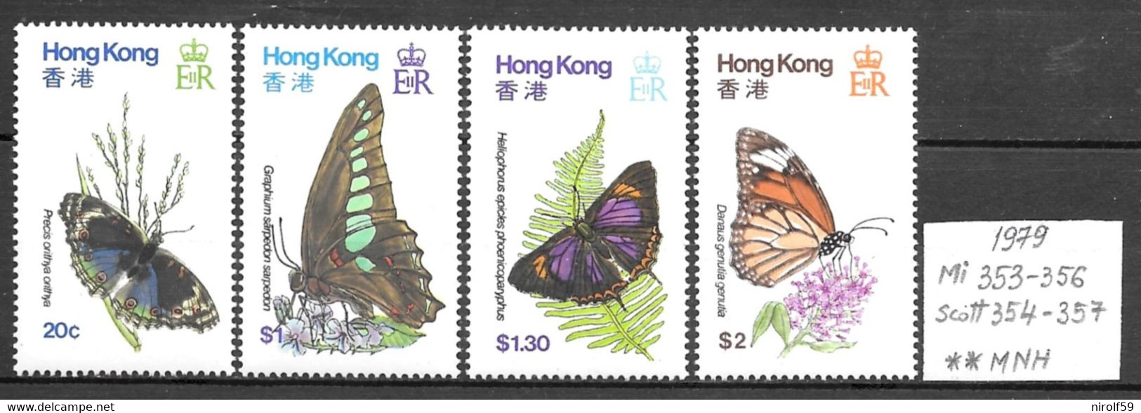 Hong Kong 1979 - Michel 353-356,Scott 354-357,MNH(mint Never Hinged) - Ungebraucht