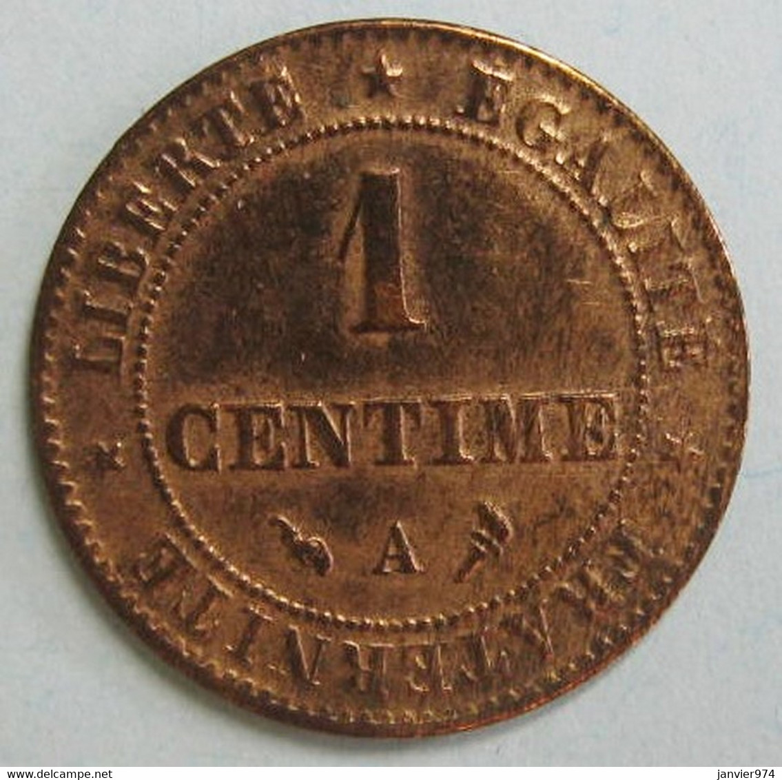 1 Centime Cérès 1897 A Paris. En Bronze , Gadoury 88 , Superbe - 1 Centime