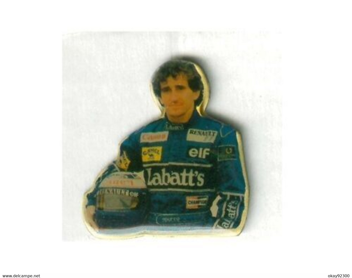 Pin's Alain Prost F1 Formule 1 Formula One Canon ELF Renault Camel - F1