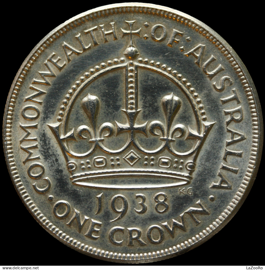 LaZooRo: Australia 1 Crown 1938 UNC - Silver - Crown