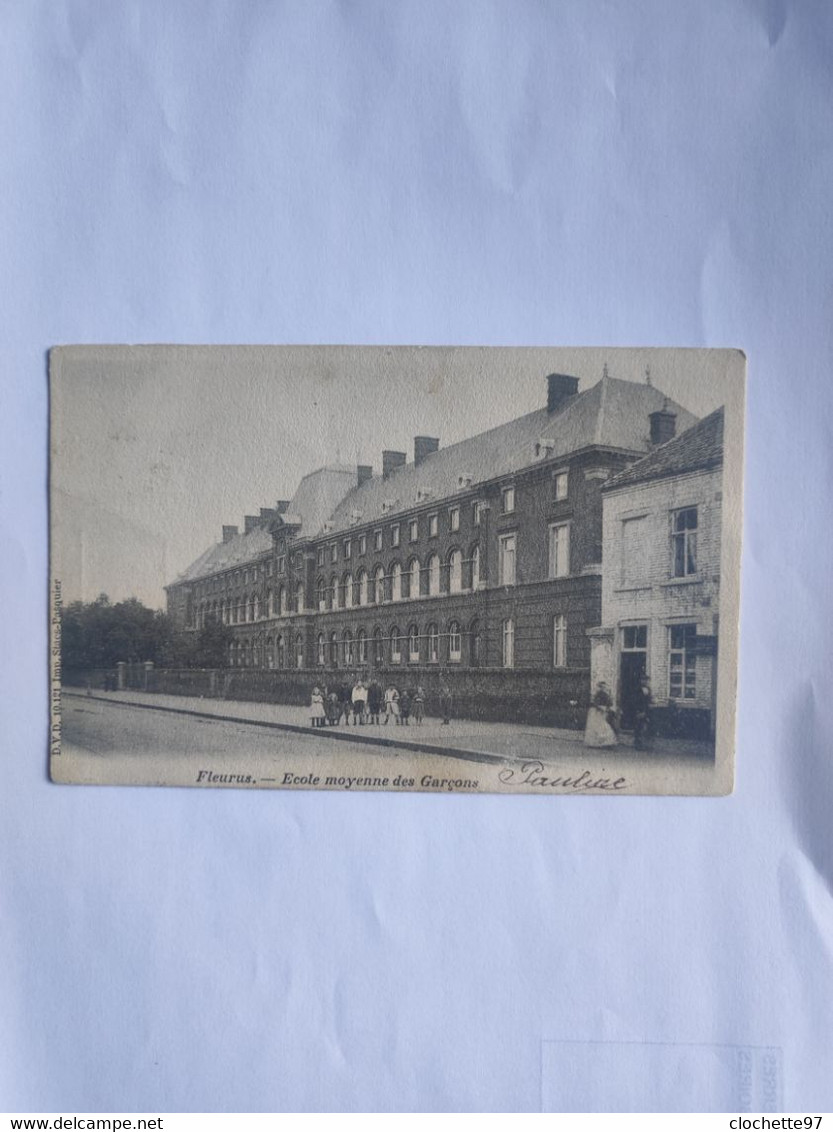 B1905- Fleurus école Moyenne Des Garçons - Fleurus