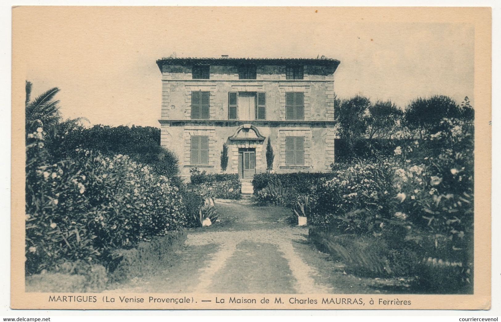 CPA - MARTIGUES (B Du R) - Maison De Campagne De M. Charles Maurras, à Ferrières - Martigues