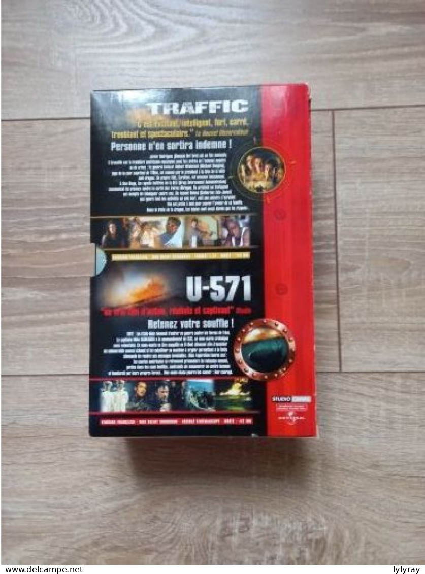 Coffret Vhs De 2 Films D'action Trafic Et U-571 - Action, Adventure