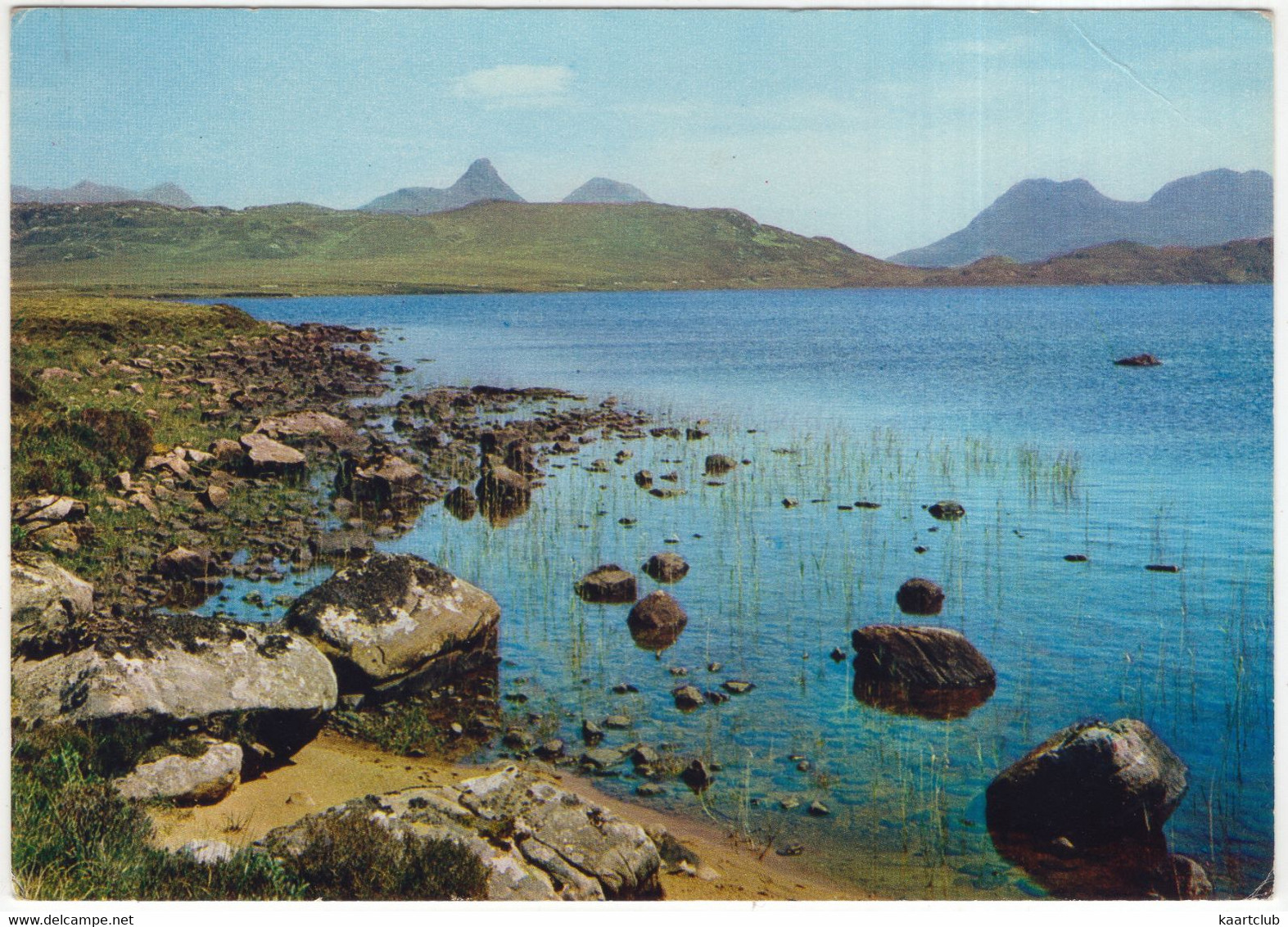 Mountain Panorama - Shores Of Loch Owskeich, North West Ross - (Scotland) - Ross & Cromarty