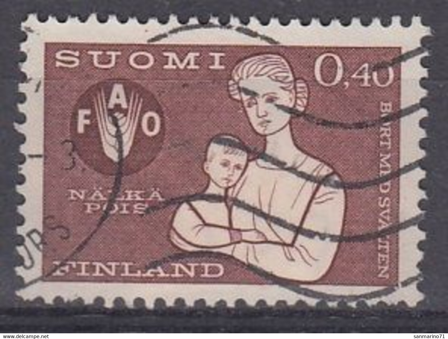 FINLAND 569,used - Contre La Faim