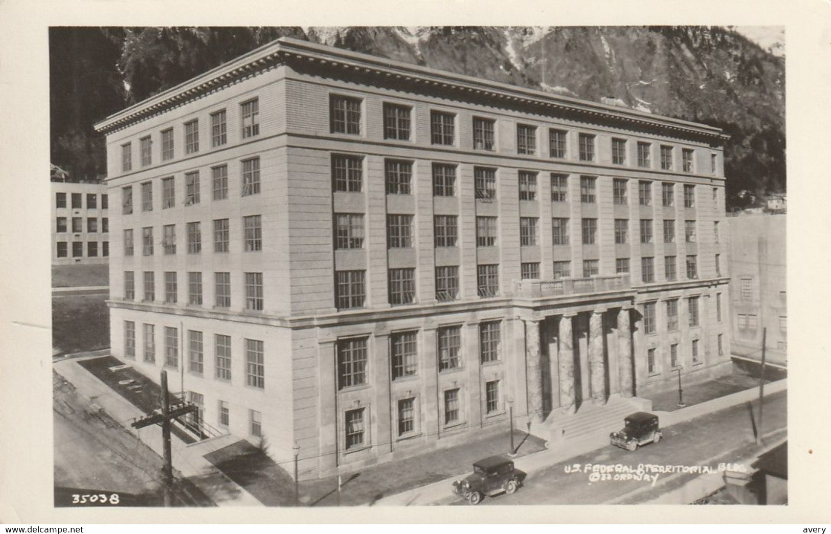 United States Federal Building, 33 Ordway, Juneau, Alaska Real Photo Post Card - Juneau