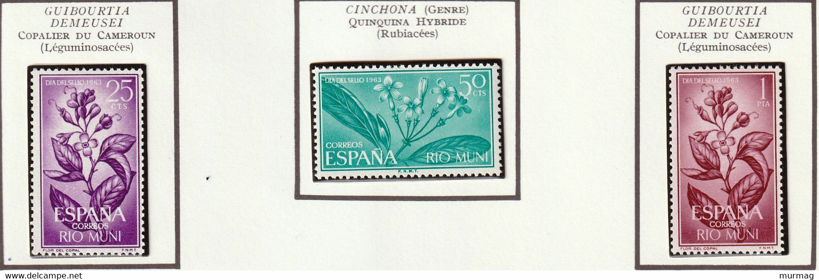 RIO MUNI - Fleurs, Dia Del Sello - N° 42-44 - 1964 - MNH - Rio Muni