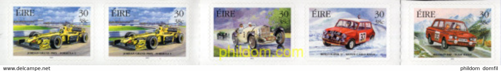 696737 MNH IRLANDA 2001 CARRERAS DE COCHES - Collections, Lots & Séries