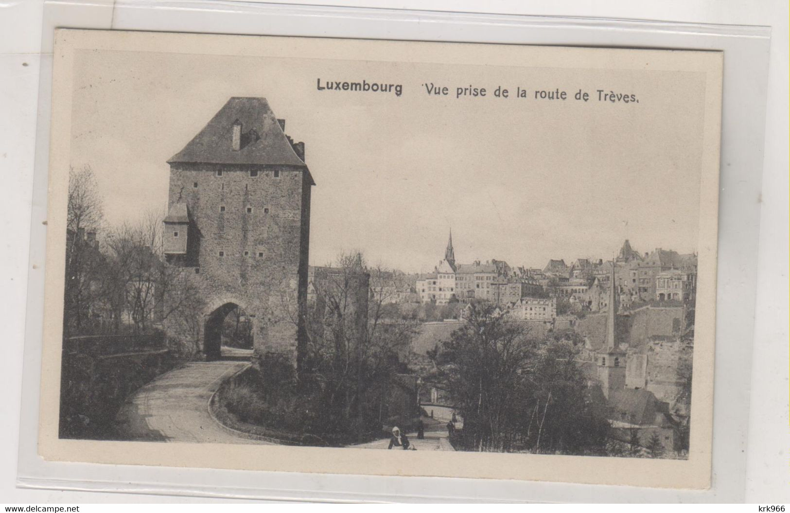 LUXEMBOURG E 1915 Nice Postcard To Germany - 1907-24 Ecusson