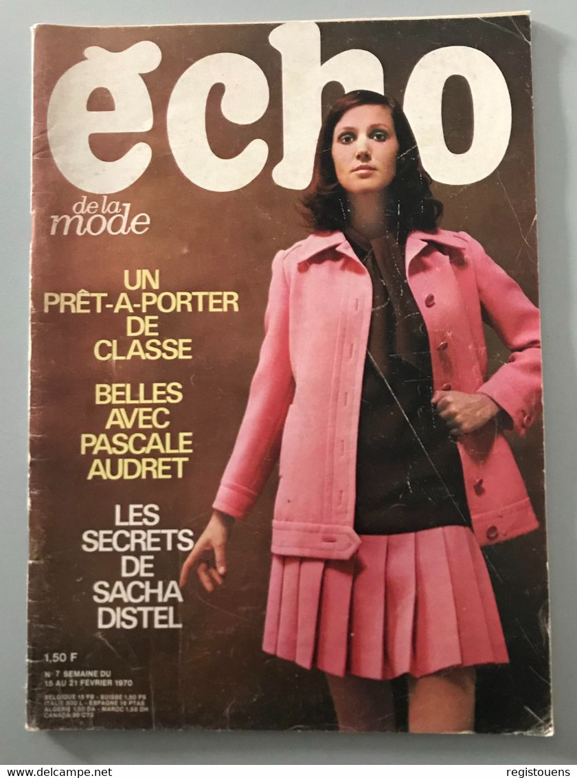 Écho De La Mode N° 7 - Février 1970 - Lifestyle & Mode