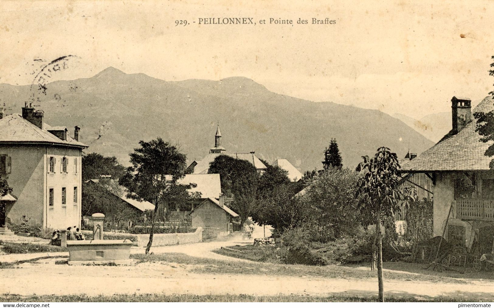PEILLONNEX ET POINTE DES BRAFFES 1911 - Peillonnex