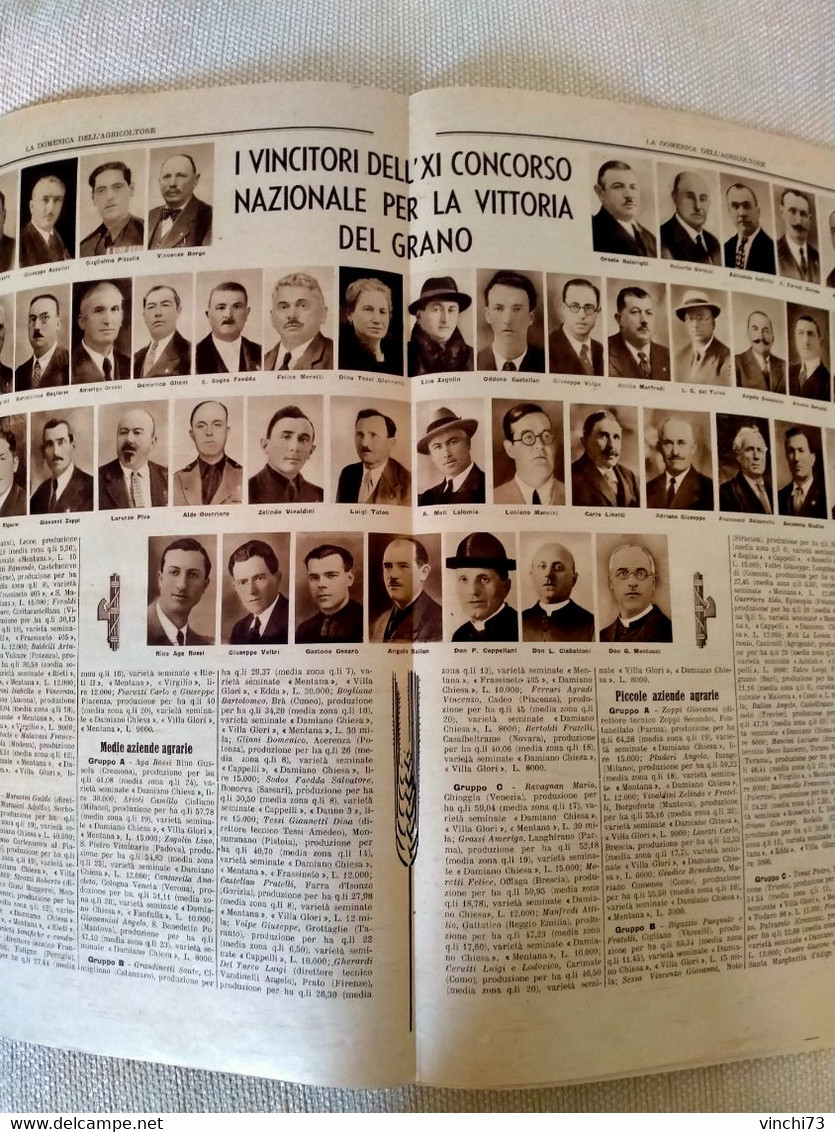! - ITALIA -LA DOMENICA DELL'AGRICOLTORE 1934 - Arte, Design, Decorazione