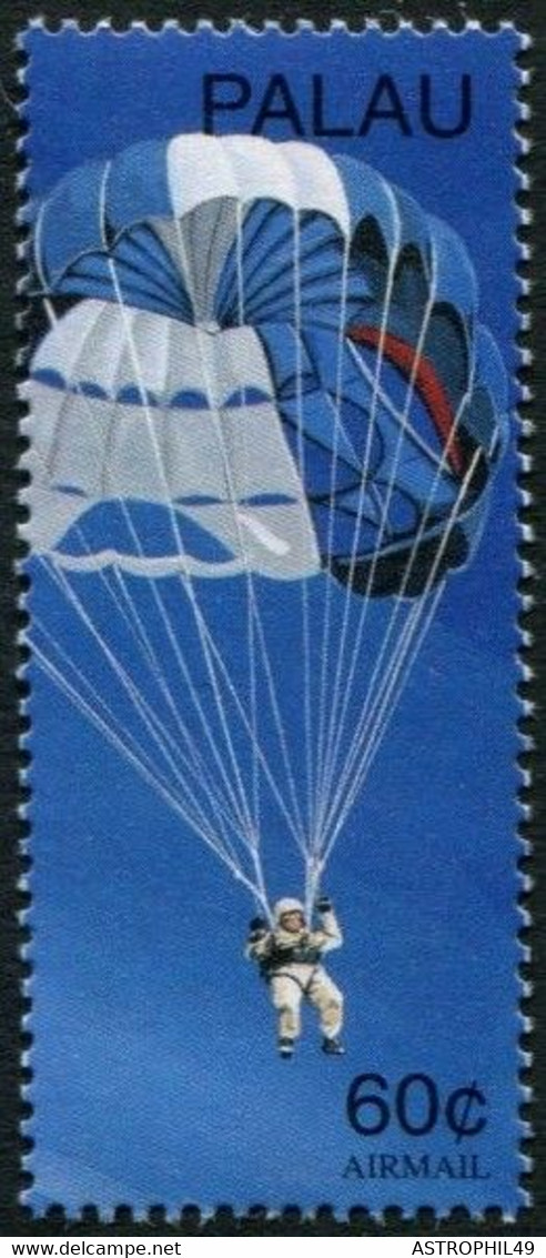 62197009 Palau 1997; Parachute, Parachutisme; Yt1038 S1038-45 - Parachutisme