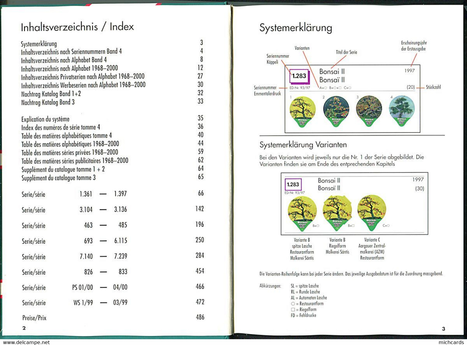 Catalogue D Opercules De Crème Kappeli 2000 (Band 4) - 510 Pages - Poids 800 G - A Voir 6 Scans - Opercules De Lait