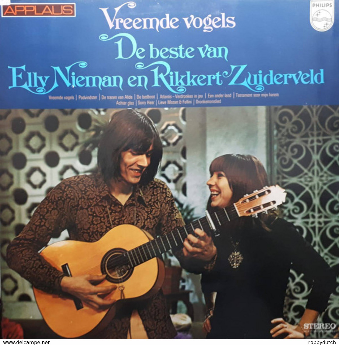 * LP *  ELLY & RIKKERT - VREEMDE VOGELS (Holland 1969) - Autres - Musique Néerlandaise