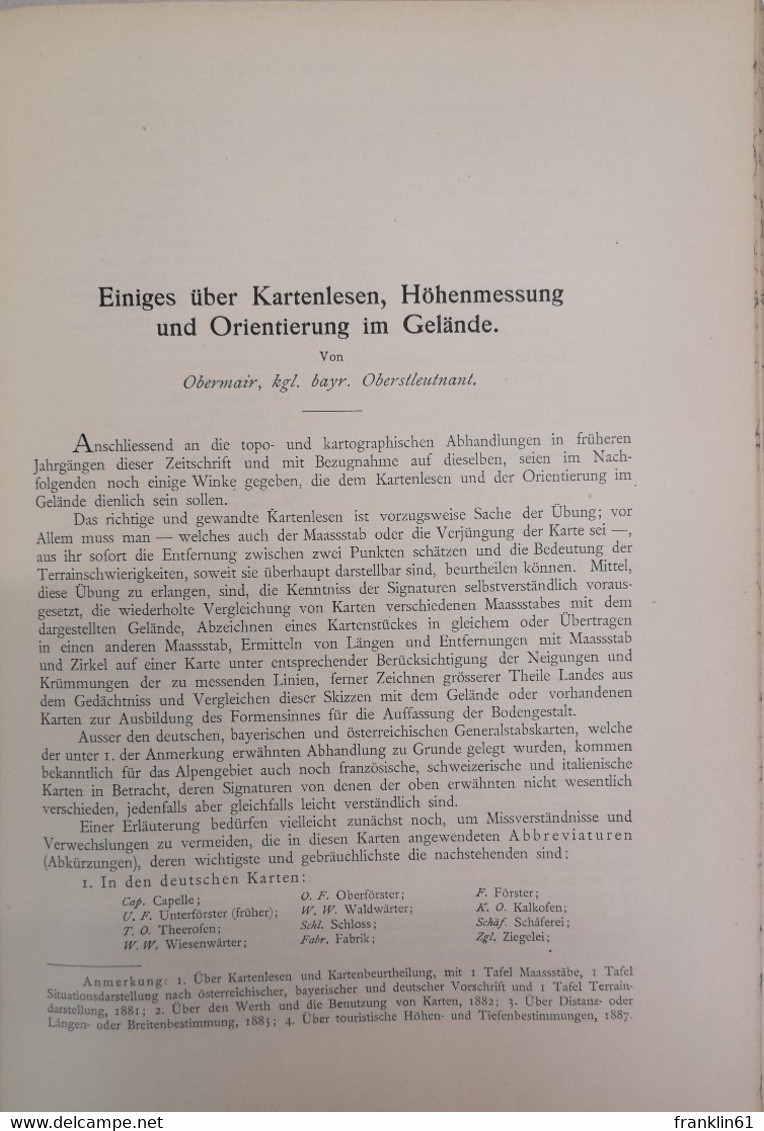 Zeitschrift des deutschen und österreichischen Alpenvereins. Jahrgang 1899. Band XXX.