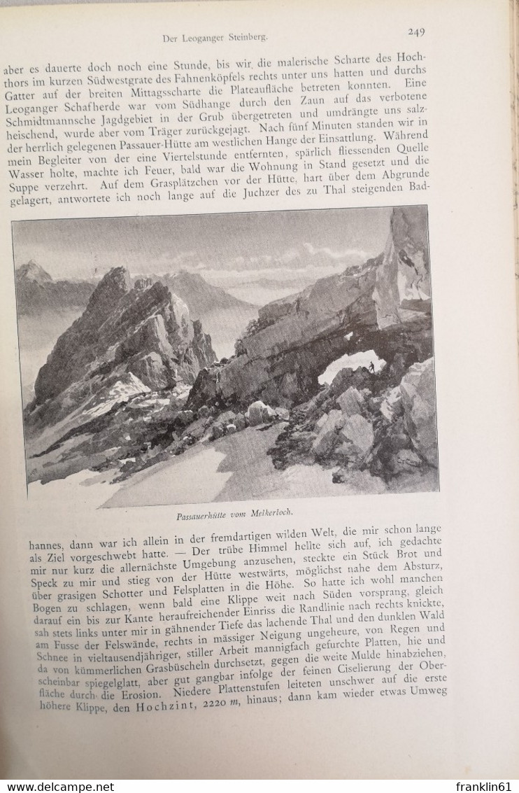 Zeitschrift des deutschen und österreichischen Alpenvereins. Jahrgang 1901. Band XXXII.
