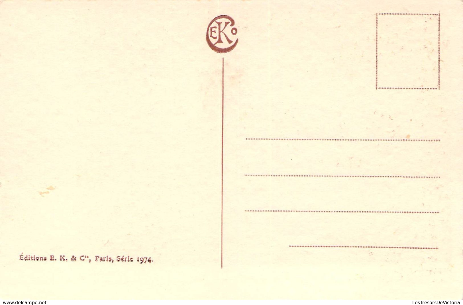 Illustrateur - Hardy - Edit. E.K. Et Cie - Colorisé - Femme Et Son Chaton - Carte Postale Ancienne - Hardy, Florence