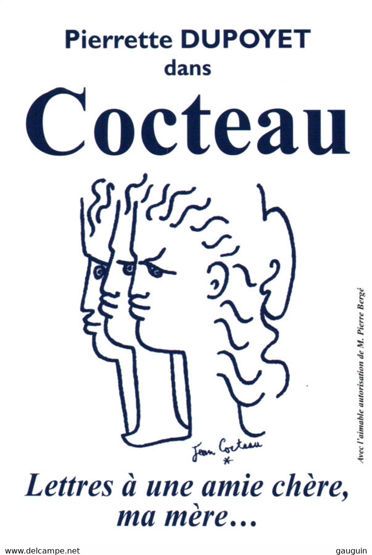 CPM - ILLUSTRATION Jean COCTEAU …. Edition Pub - Cocteau