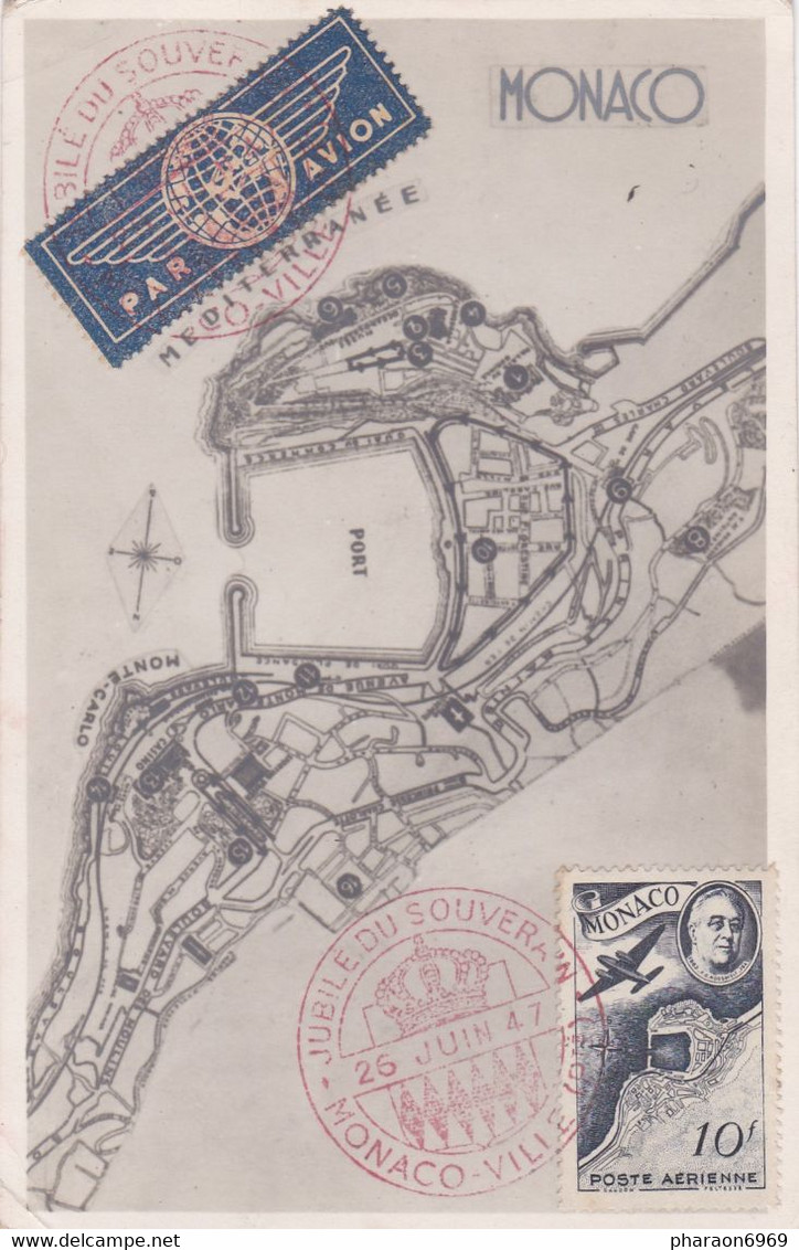 Carte Par Avion 1947 - Covers & Documents