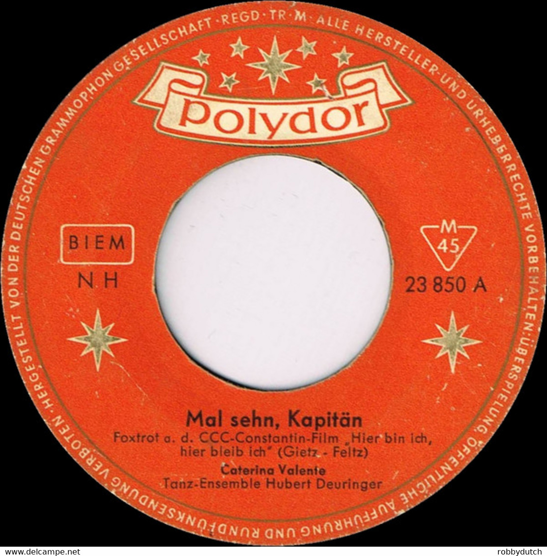 * 7" *  Caterina Valente - Mal Sehn Kapitän - Sonstige - Deutsche Musik