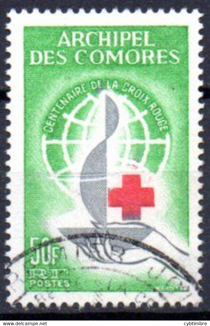 Comores: Yvert N° 27; Croix Rouge - Oblitérés