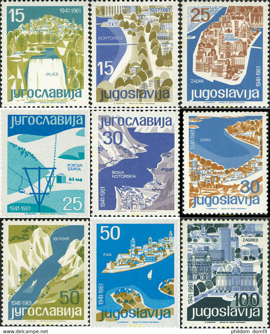 670181 MNH YUGOSLAVIA 1962 TURISMO - Collections, Lots & Series