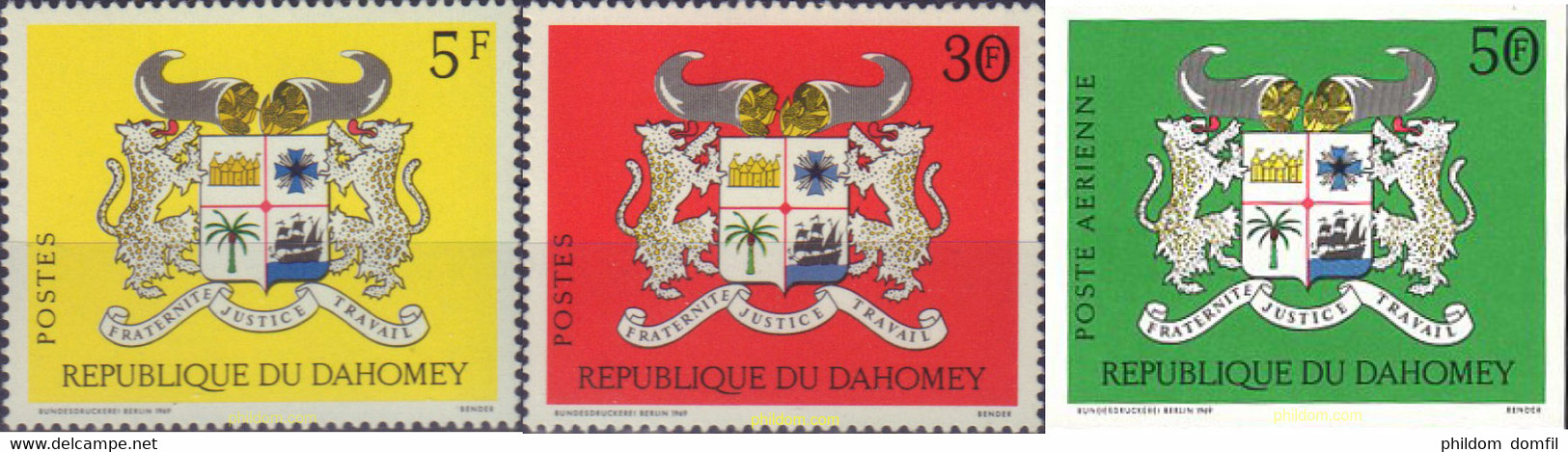 600165 MNH DAHOMEY 1969 ESCUDO DE DAHOMEY - Sonstige & Ohne Zuordnung