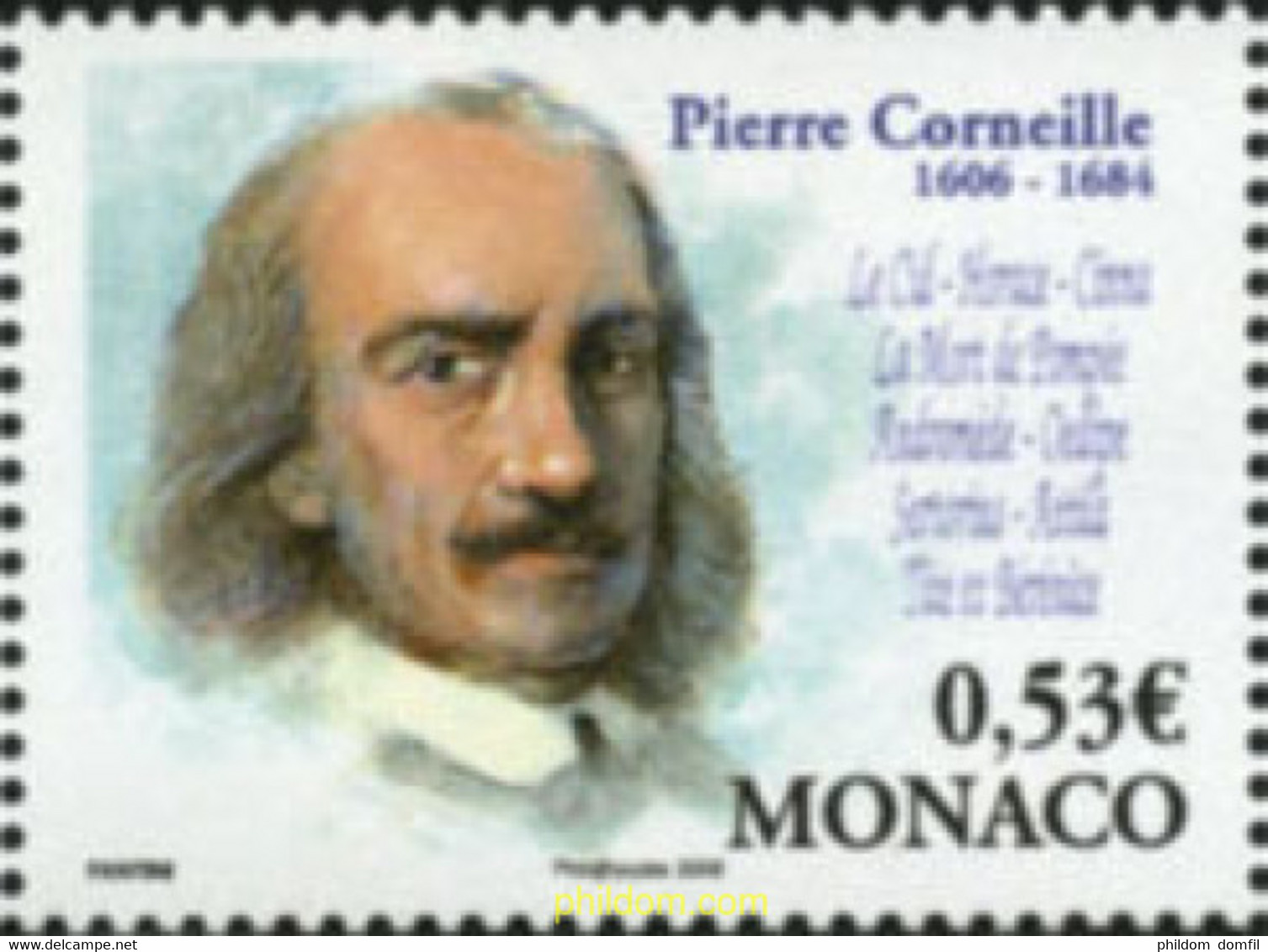 186096 MNH MONACO 2006 PIERRE CORNEILLE - Other & Unclassified