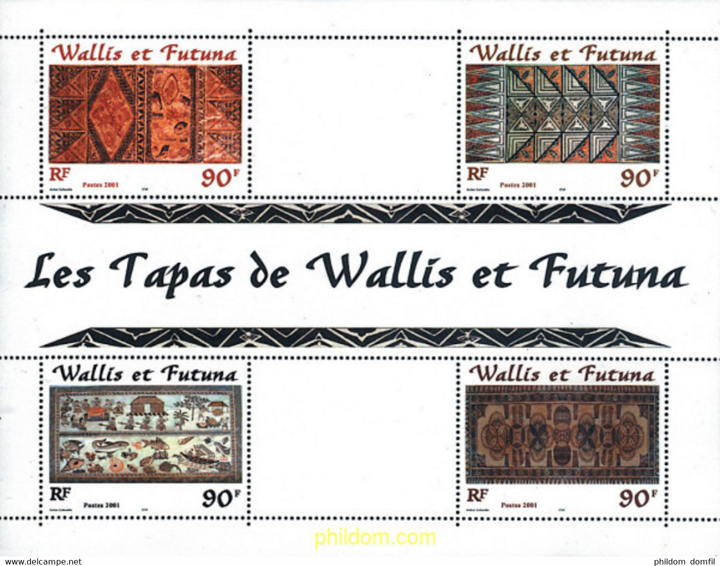 74999 MNH WALLIS Y FUTUNA 2001 MOTIVOS DE TAPA - Usados