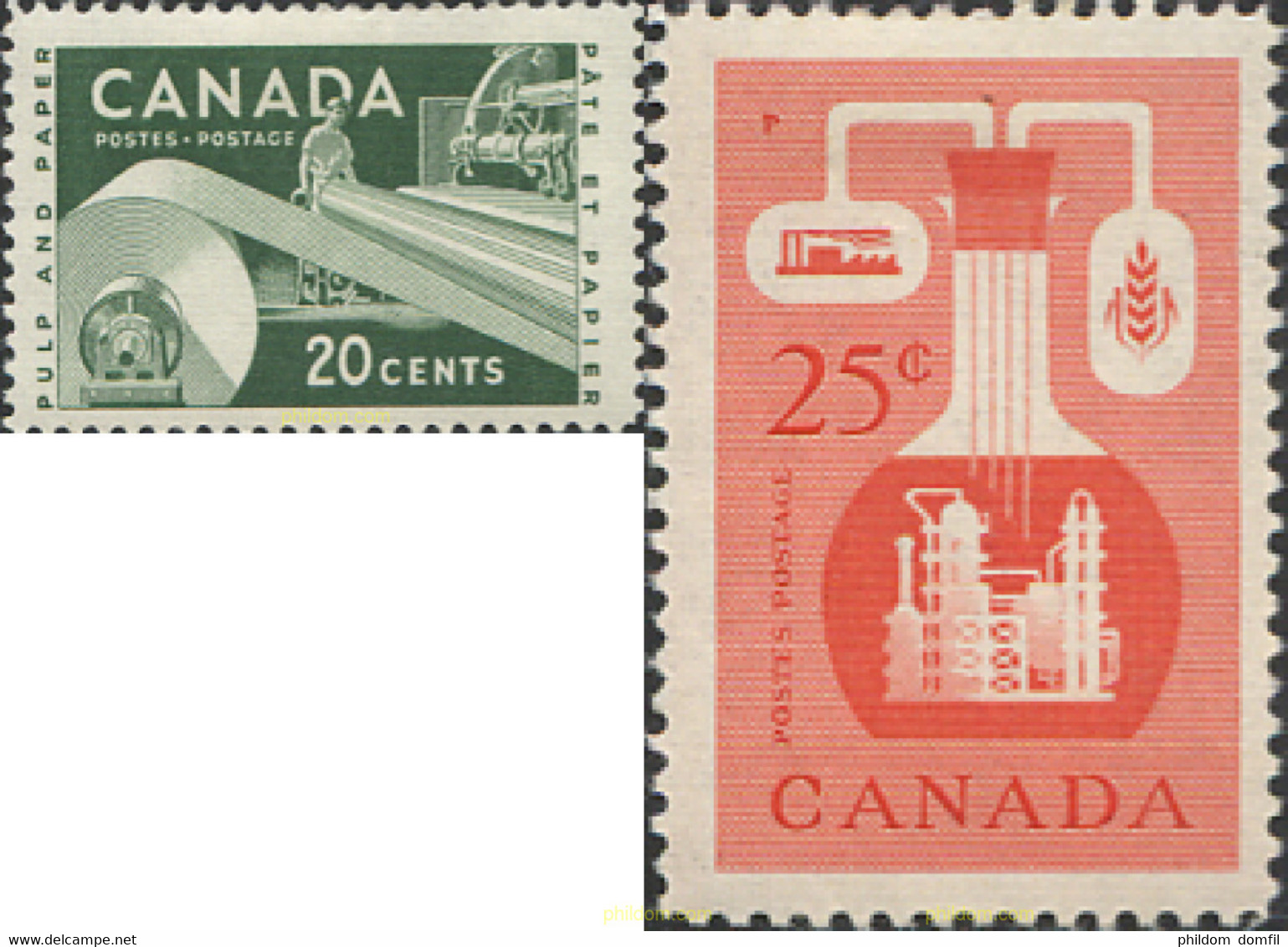 249028 MNH CANADA 1956 RECURSOS ECONOMICOS - 1952-1960