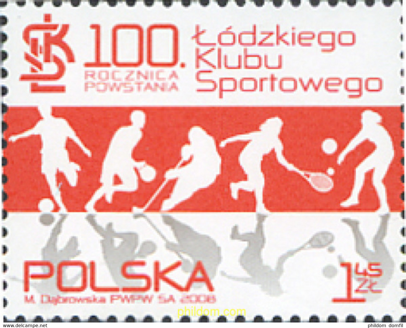 220139 MNH POLONIA 2008 100 AÑOS DEL SPORTCLUB - Non Classés