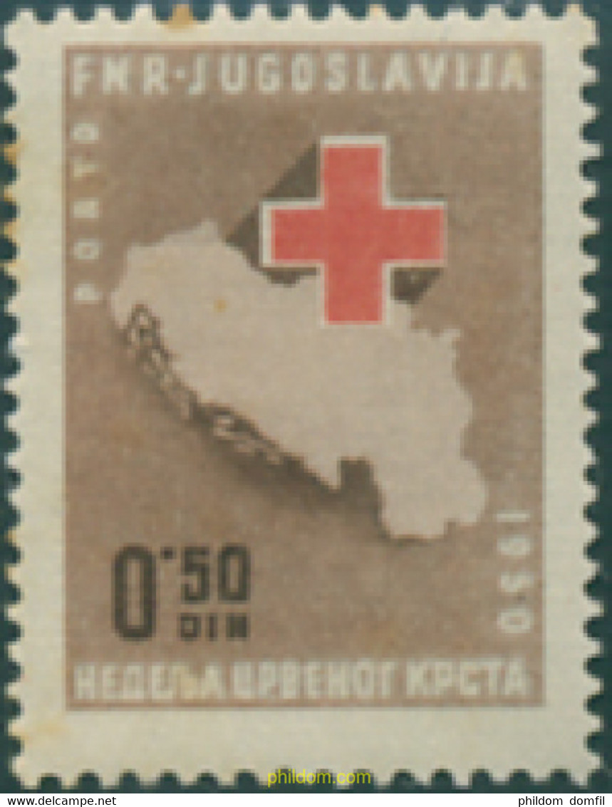 669955 MNH YUGOSLAVIA 1950 BENEFICENCIA - Lots & Serien