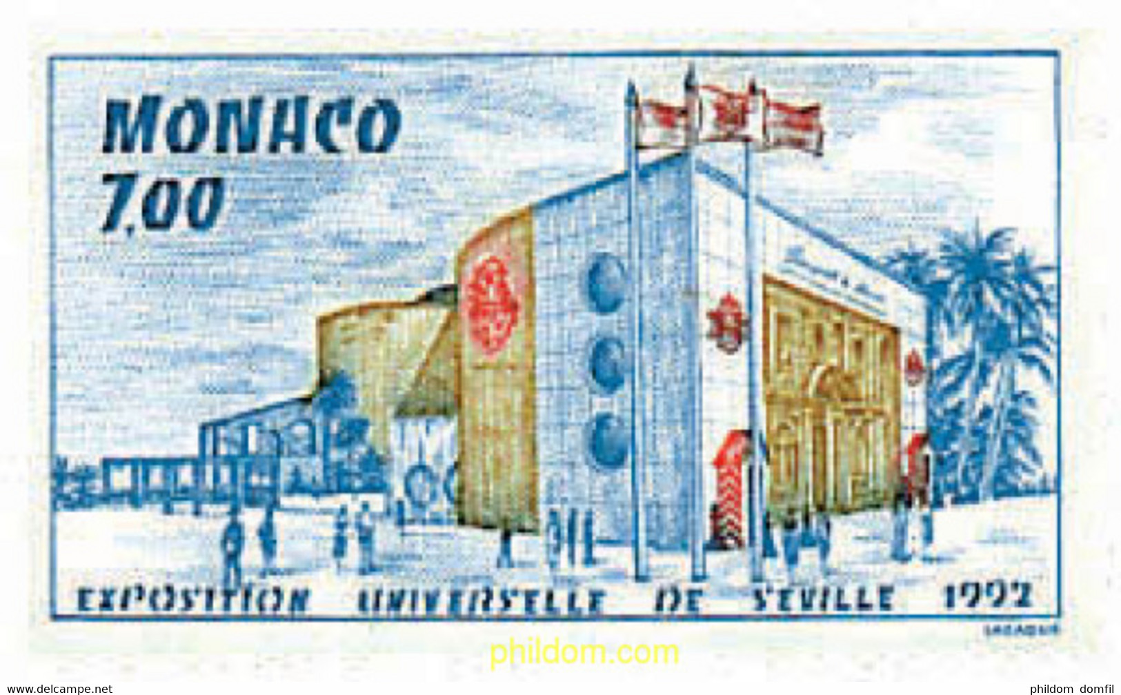 32380 MNH MONACO 1992 EXPO 92. EXPOSICION UNIVERSAL DE SEVILLA - Sonstige & Ohne Zuordnung