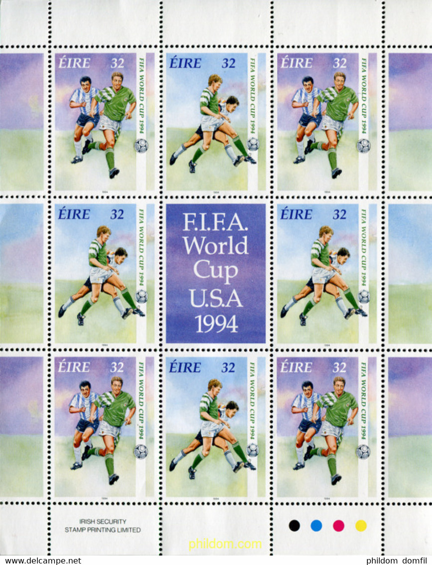 9386 MNH IRLANDA 1994 COPA DEL MUNDO DE FUTBOL. USA-94 - Lots & Serien