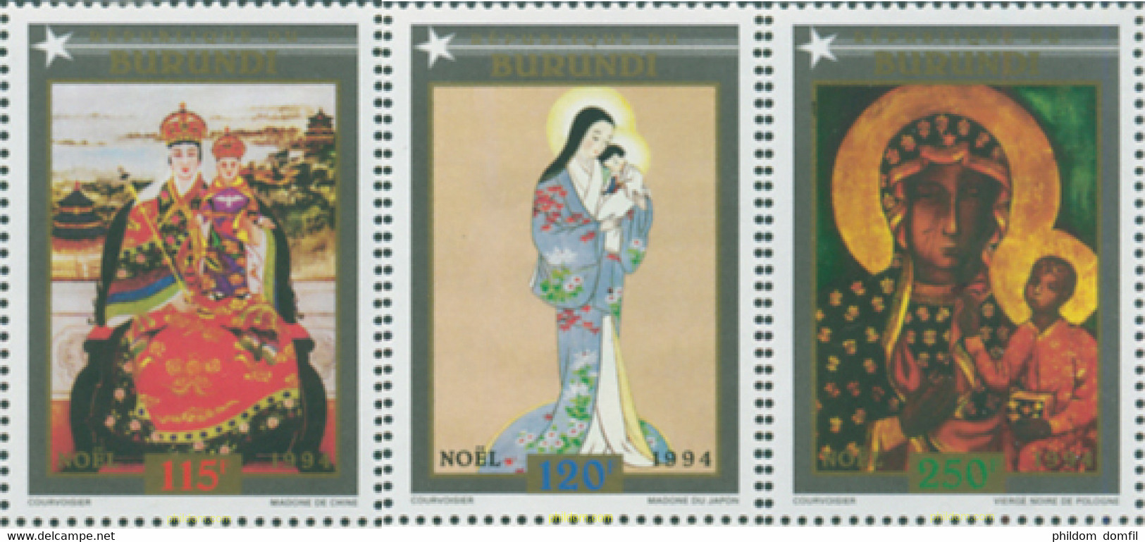 297952 MNH BURUNDI 1994 NAVIDAD - Nuevos