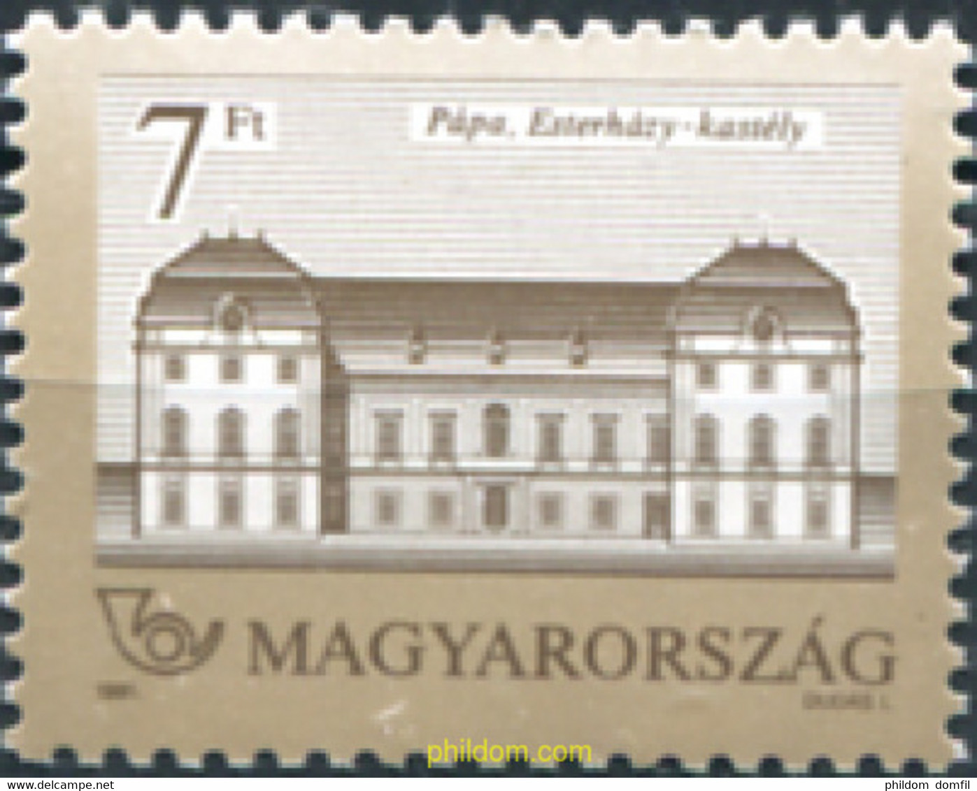 325478 MNH HUNGRIA 1991 EDIFICIO - Gebraucht