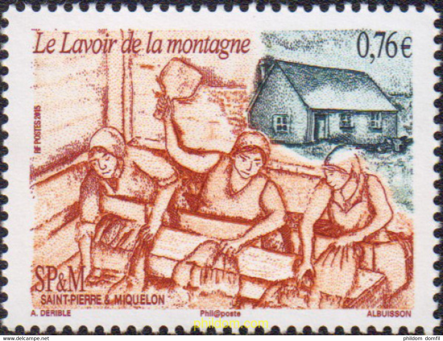 581908 MNH SAN PEDRO Y MIQUELON 2015 LAVANDERAS - Gebraucht