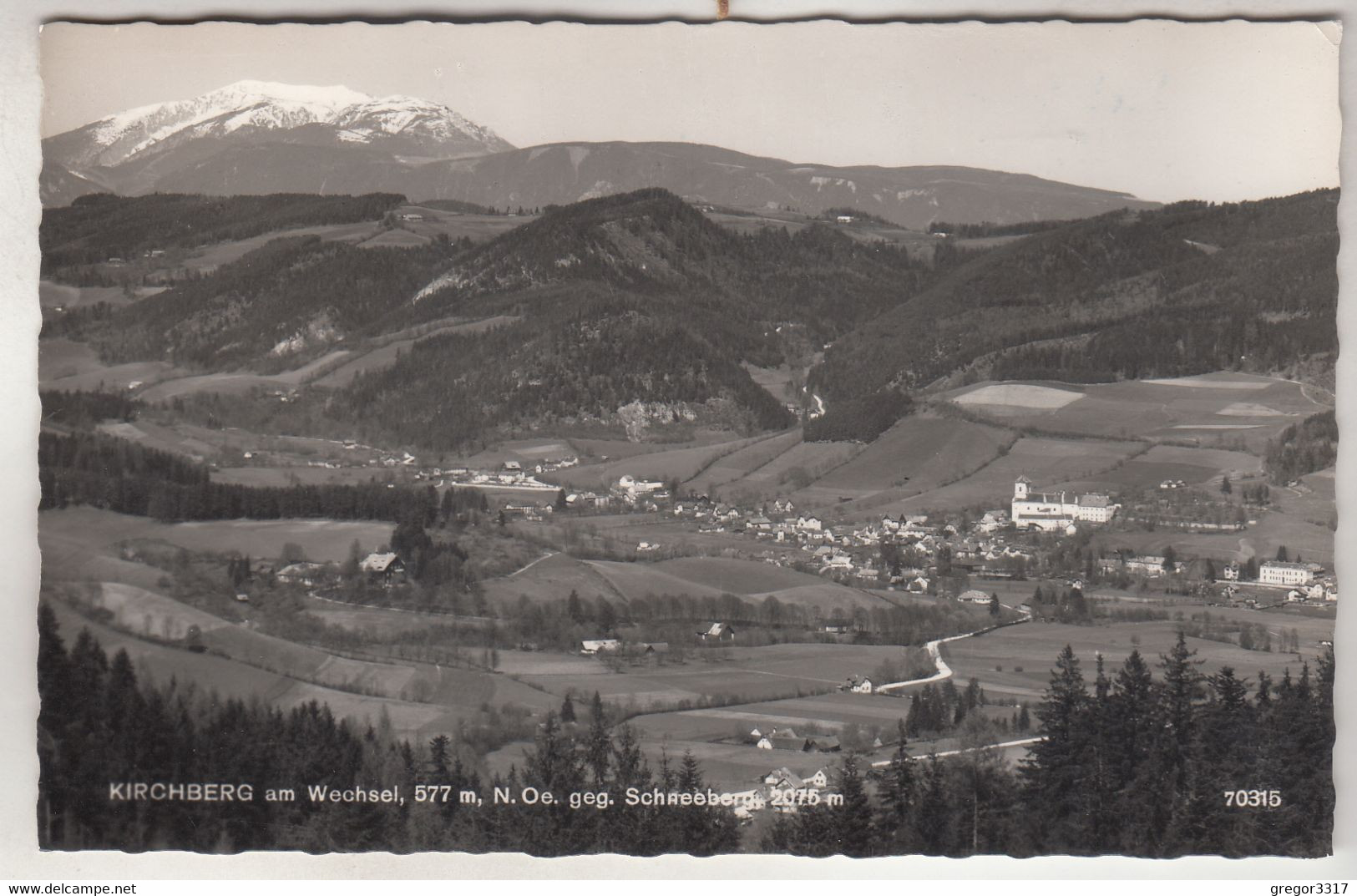 C5325) KIRCHBERG Am WECHSEL Geg. Schneeberg - NÖ - Alt S/W - Wechsel