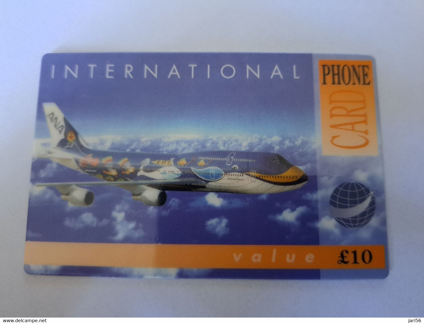 GREAT BRITAIN   10 POUND   / AEROPLANE  ANA      DIT PHONECARD    PREPAID CARD      **12131** - Collezioni