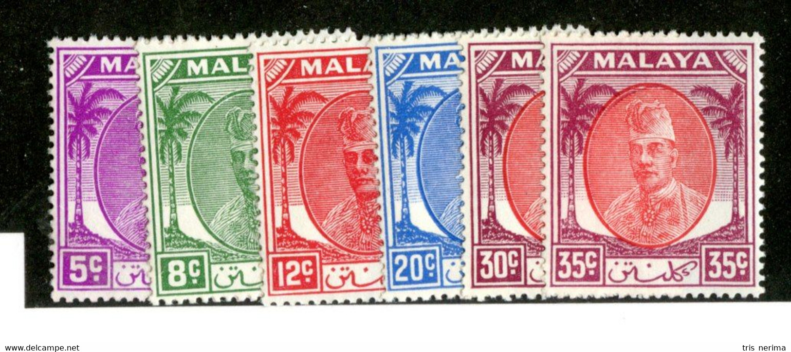 7 BCx Kelantan 1952 Scott.65/70 Mnh** ( All Offers 20% Off! ) - Kelantan