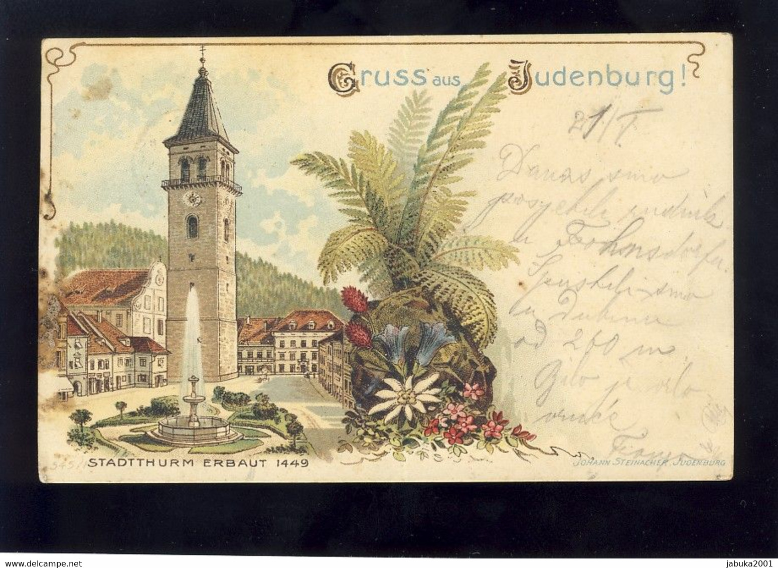 AUSTRIA GRUSS AUS JUDENBURG OLD POSTCARD - Judenburg