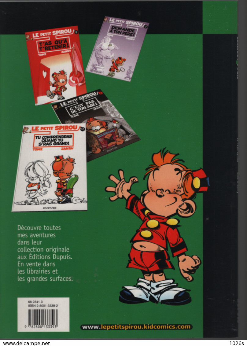 B.D.LE PETIT SPIROU - MAIS QU'EST-CE QUE TU FABRIQUE ?  -  2002 - Petit Spirou, Le