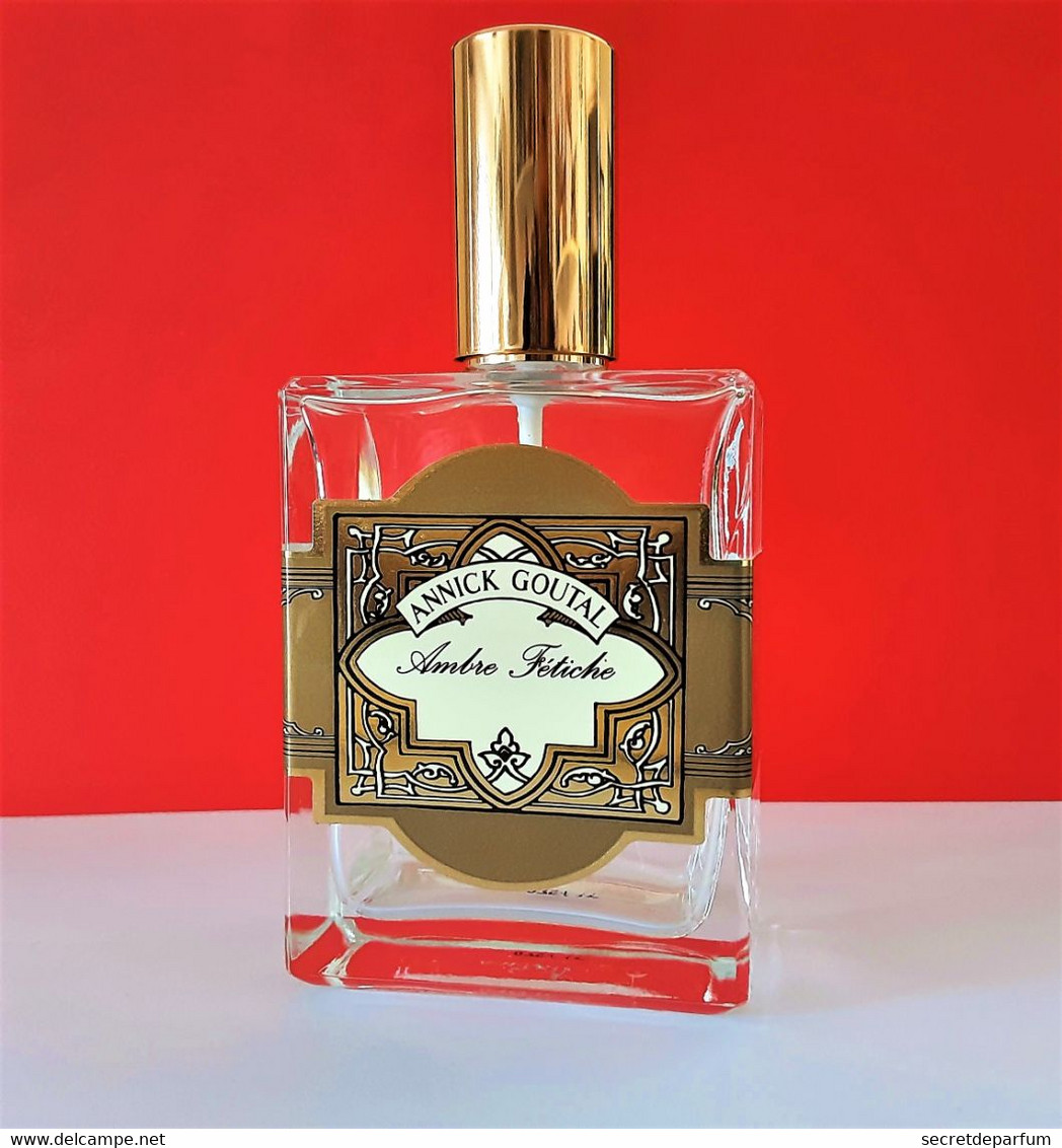 Flacon Factice Vide  AMBRE  FÉTICHE   EDP  100 Ml   De  ANNICK GOUTAL - Factices