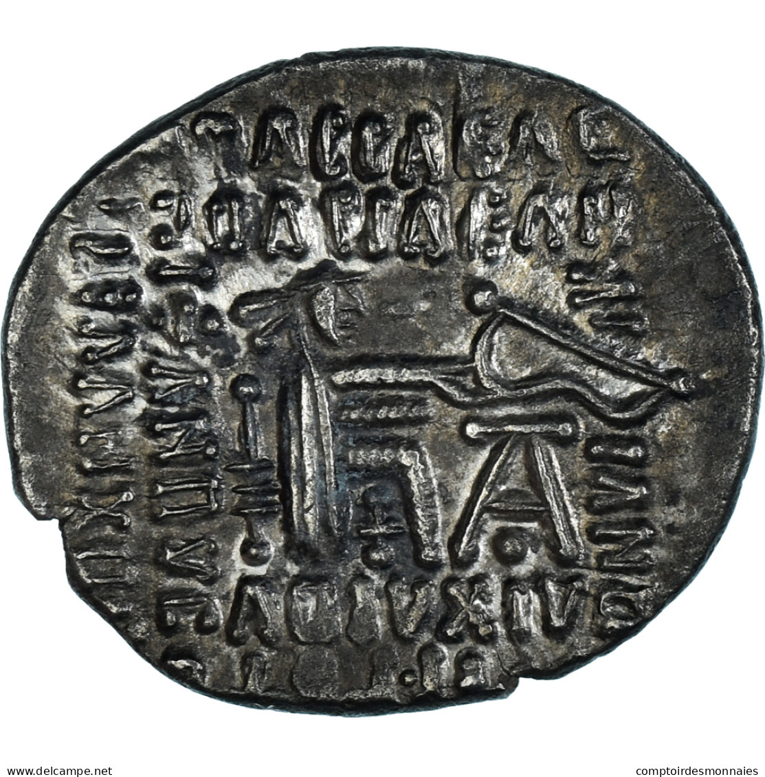 Monnaie, Royaume Parthe, Artaban IV, Drachme, 10-38 AD, Ecbatane, TTB+, Argent - Orientalische Münzen