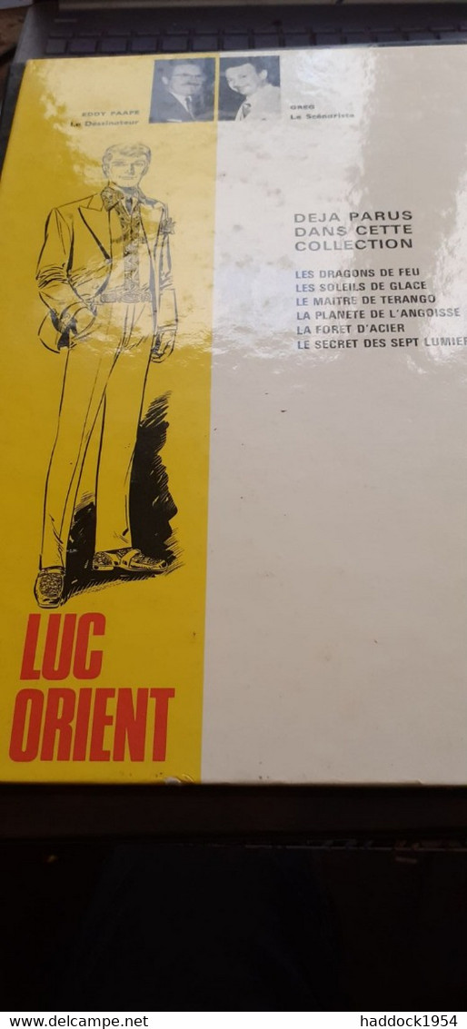 Le Cratère Aux Sortilèges LUC ORIENT EDDY PAAPE GREG Dargaud  1974 - Luc Orient